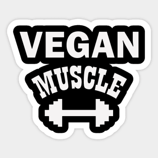 Vegan Muscle Sticker